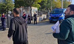 Sınava 1 dakika kala jandarma imdada yetişti