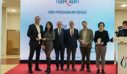 Manisa CBÜ TEKNOKENT'e destek sağlayan firmalara ödül