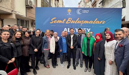 AK Partili Baybatur, Alaybey’de vatandaş ve esnafla buluştu