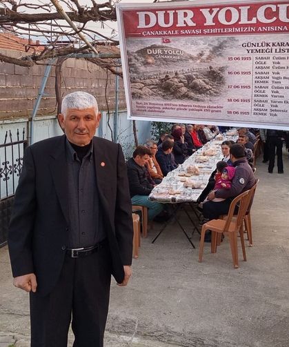 Çanakkale şehitlerinin sofrası Sarıgöl'de kuruldu