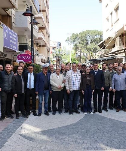 Yenilenen Sevgi Yolu esnafından Başkan Şimşek'e kahvaltılı teşekkür