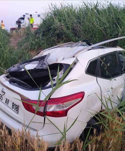 Manisa'da trafik kazası: 2'si çocuk 3 yaralı