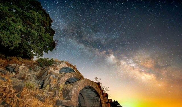 Aigai Antik kenti yıldız şölenine sahne oldu