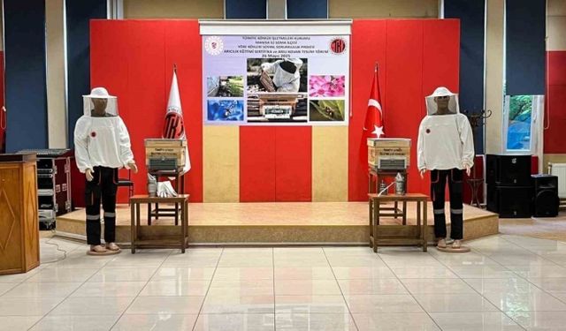 Maden sahasında bal üretimi başlıyor