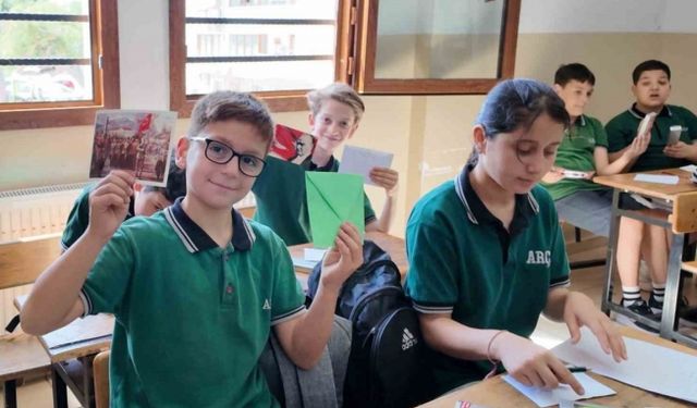 Manisalı öğrencilerden şehit annelerine duygu dolu mektup