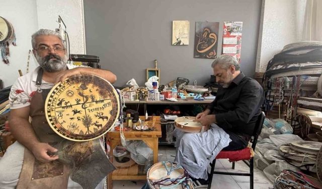 Turgutlu’dan Amerika ve Avrupa’ya şaman davulu ihracatı