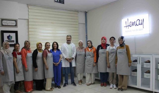 Kadın kursiyerler ayakkabı sektörünü şekillendirecek