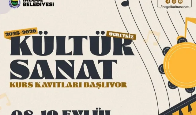 İnegöl Belediyesi’nin kültür sanat kurslarında kayıtlar başladı