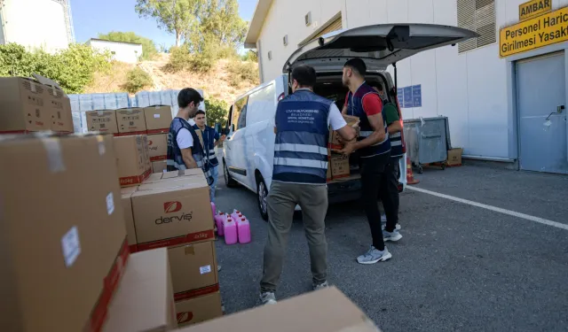 İzmir Büyükşehir'den okullara hijyen seti desteği