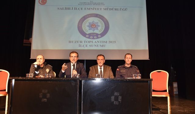 Salihli’de huzur toplantısı gerçekleştirildi