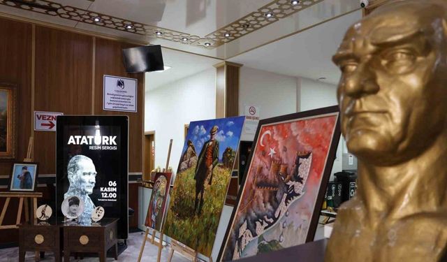 Yunusemre’den Atatürk anısına anlamlı sergi