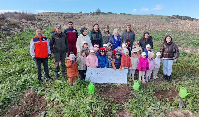 Manisa’da yanan alanlara 100 bininci fidan dikildi