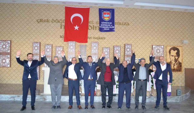 Köprübaşı Şoförler Odası'nda tek liste tam destek