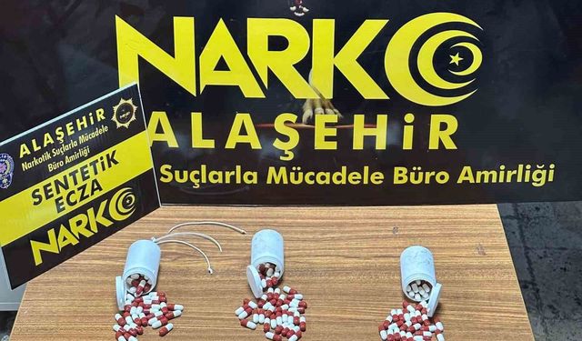 Alaşehir'de sentetik hap operasyonu: 1 tutuklama