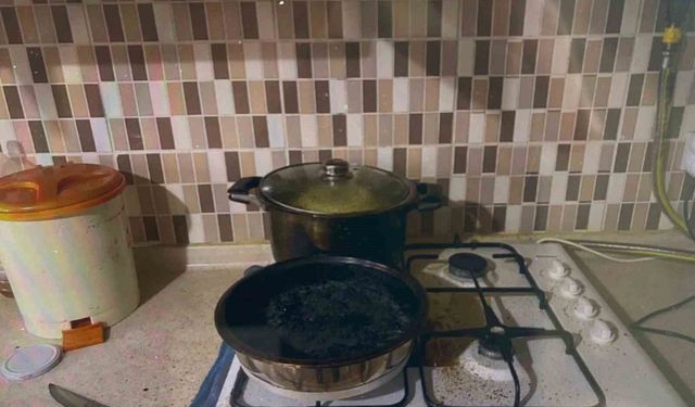 Ocakta unutulan yemek kadının ölümüne neden oldu