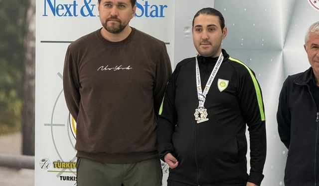 Manisalı sporcu Samet Akça, Türkiye ikincisi oldu