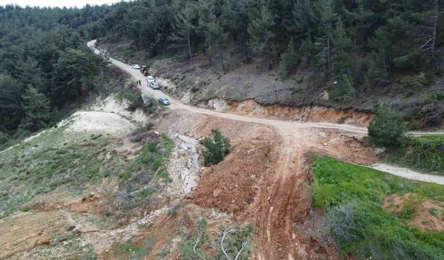 Yol çöktü, mahalleli 3 aydır tarlasına yürüyerek gidiyor