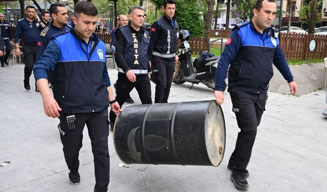 Manisa'da kaldırım işgallerine sıkı denetim