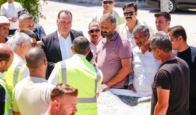 Başkan Dutlulu Akgedik TOKİ 2. Etap'ta altyapı çalışmalarını inceledi