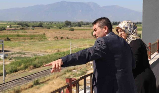 Rektör Kibar Saruhanlı MYO inşaatını yerinde inceledi