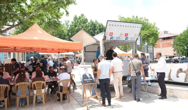 Sarıgöl'de Ferdi Zeyrek için lokma hayrı düzenlendi