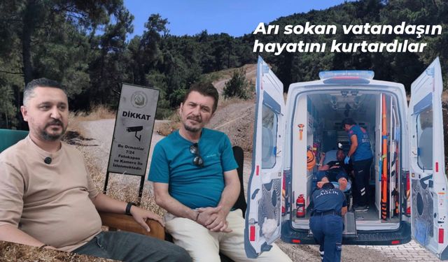 Ormanı korurken hayat kurtardılar