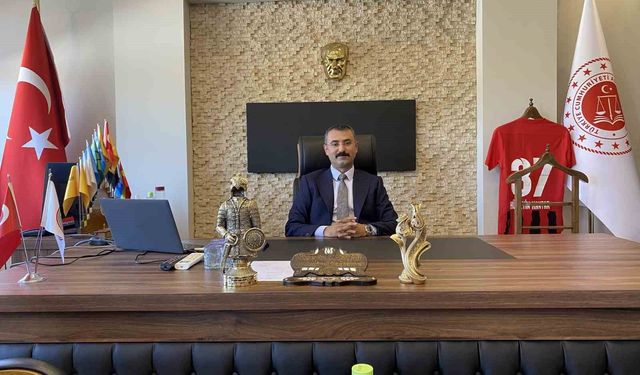 Alaşehir'in yeni Cumhuriyet Başsavcısı Hüseyin Kantar göreve başladı