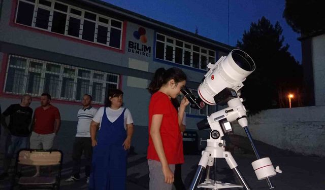 Bilim Demirci'de gökyüzü şöleni