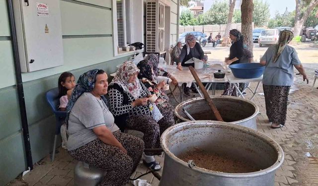 Çimentepe'de birlik ve beraberlik için kazanlar kaynadı