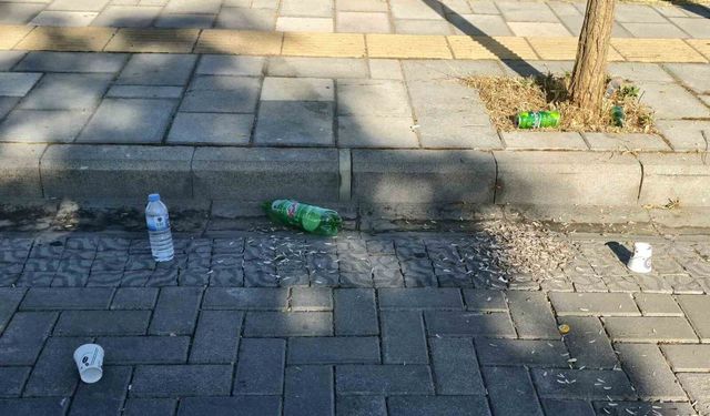 Karaçay'da utandıran manzara