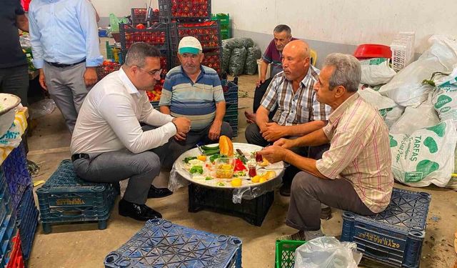 Kaymakam Dalak pazaryerinde esnaf ve vatandaşlarla buluştu