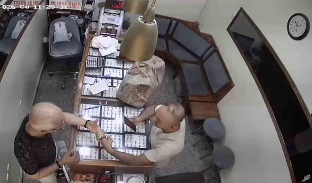 Manisa'da 2,5 milyon TL'lik altın kapkacı