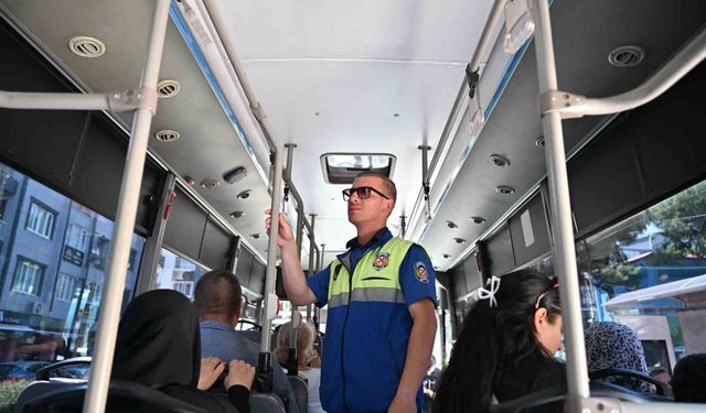 Manisa'da toplu taşımaya klima denetimi