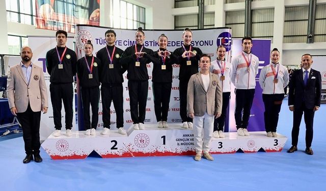 MCBÜ'lü cimnastikçilerden Ankara'da madalya yağmuru