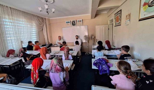 Müftü Güvenir'den yaz Kur'an kurslarına moral ziyareti