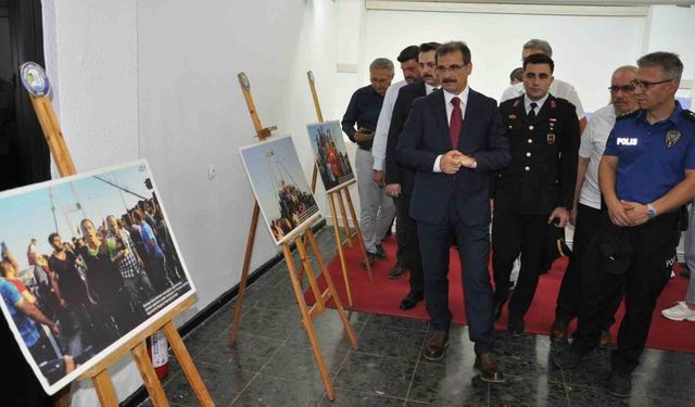 Salihli'de '15 Temmuz Destanı Fotoğraf Sergisi' açıldı