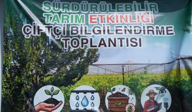 Sarıgöl'de sürdürülebilir tarım eğitimlerine yoğun ilgi