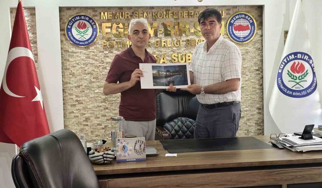 Yasav, Türkiye birincisi İsmail Aybey'i ağırladı