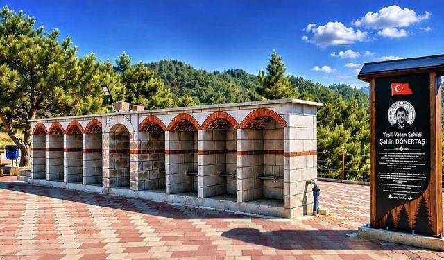 Yeşil Vatan şehidinin adı şifalı su çeşmesine verildi