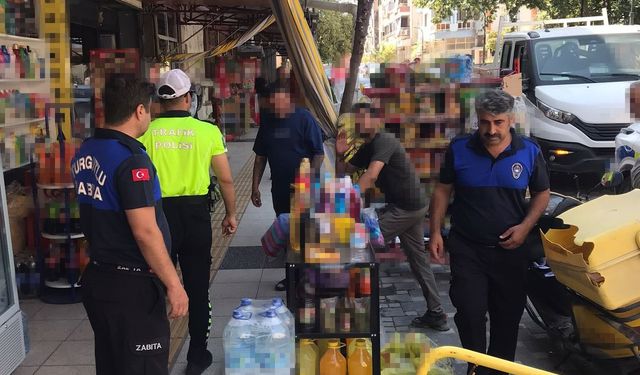 Turgutlu'da kaldırım işgallerine geçit yok