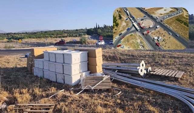 Ölüm kavşağında sinyalizasyon çalışması başlatıldı