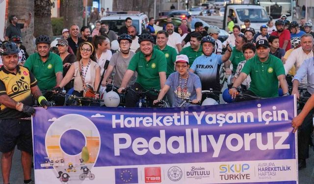 Başkan Dutlulu, Avrupa Hareketlilik Haftası'nda Manisalılarla pedal çevirdi