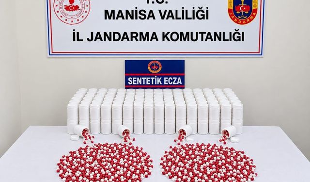 Kırsala gizlediği 12 bin 450 sentetik hapla yakalandı