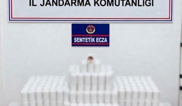 Manisa'da 42 bin 534 sentetik hap ele geçirildi