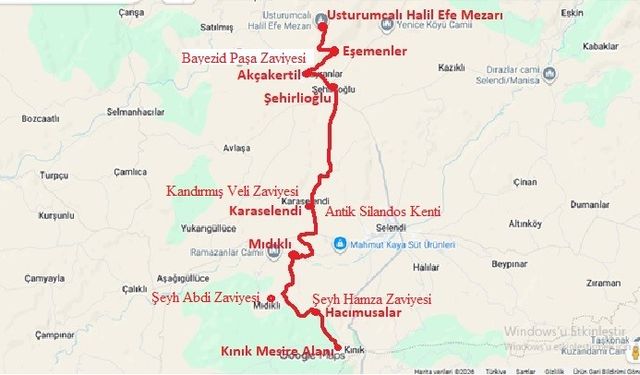 Selendi'de milli mücadelenin izleri 26,2 kilometrelik rotayla yaşatılacak
