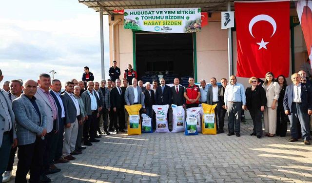 Tarlalar için tohum, ormanlar için tanker desteği