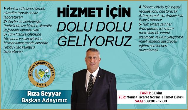 Borsa Başkan Adayı Seyyar'dan bomba projeler