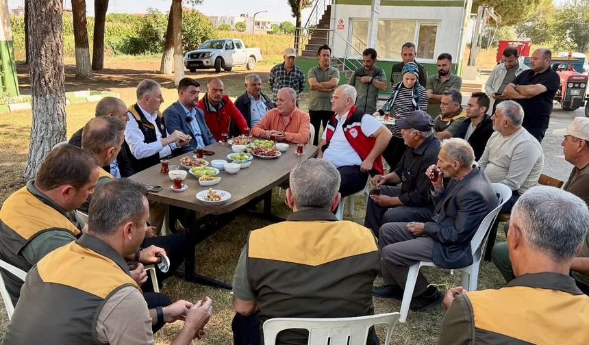 Üzümcü şikayet etti, TMO Müdürü bizzat kendisi geldi