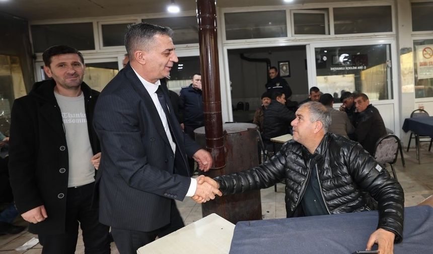 Başkan Şimşek sağanak sonrası sahada