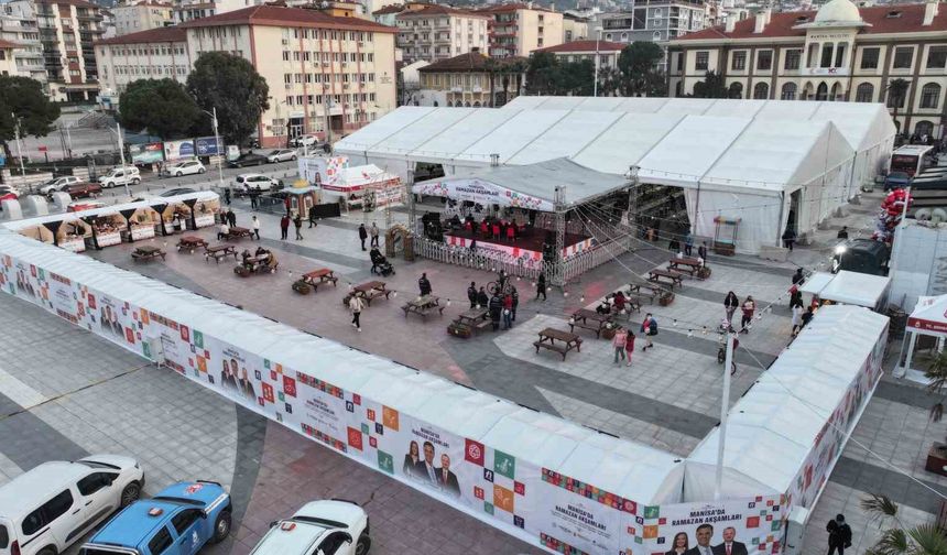Manisa Büyükşehir Belediyesi 160 bin kişilik iftar sofrası kuracak
